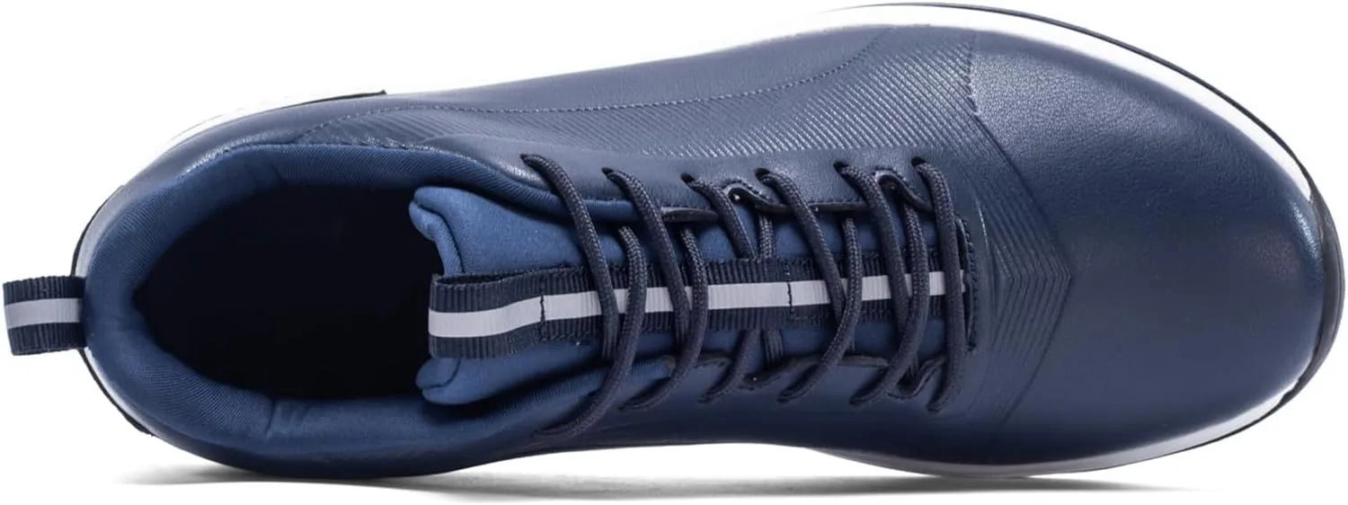 JiuQing Golf Shoes Men Waterproof Professional Golfing Trainers Spikeless Outdoor Anti Slip Walking Footwear
