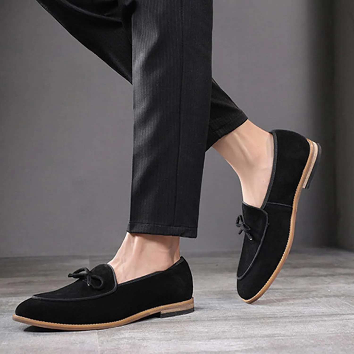 Men's Leather Penny Loafers, Formal Shoes, Dance Shoes, Driving Loafers, Flat Shoes
