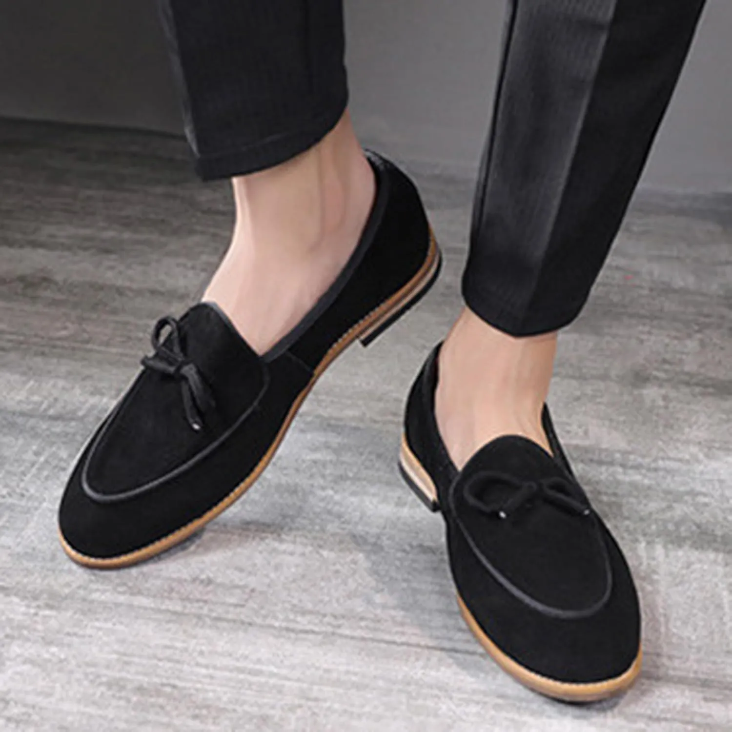 Men's Leather Penny Loafers, Formal Shoes, Dance Shoes, Driving Loafers, Flat Shoes