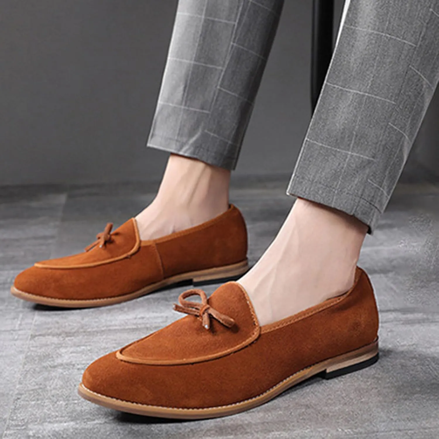 Men's Leather Penny Loafers, Formal Shoes, Dance Shoes, Driving Loafers, Flat Shoes