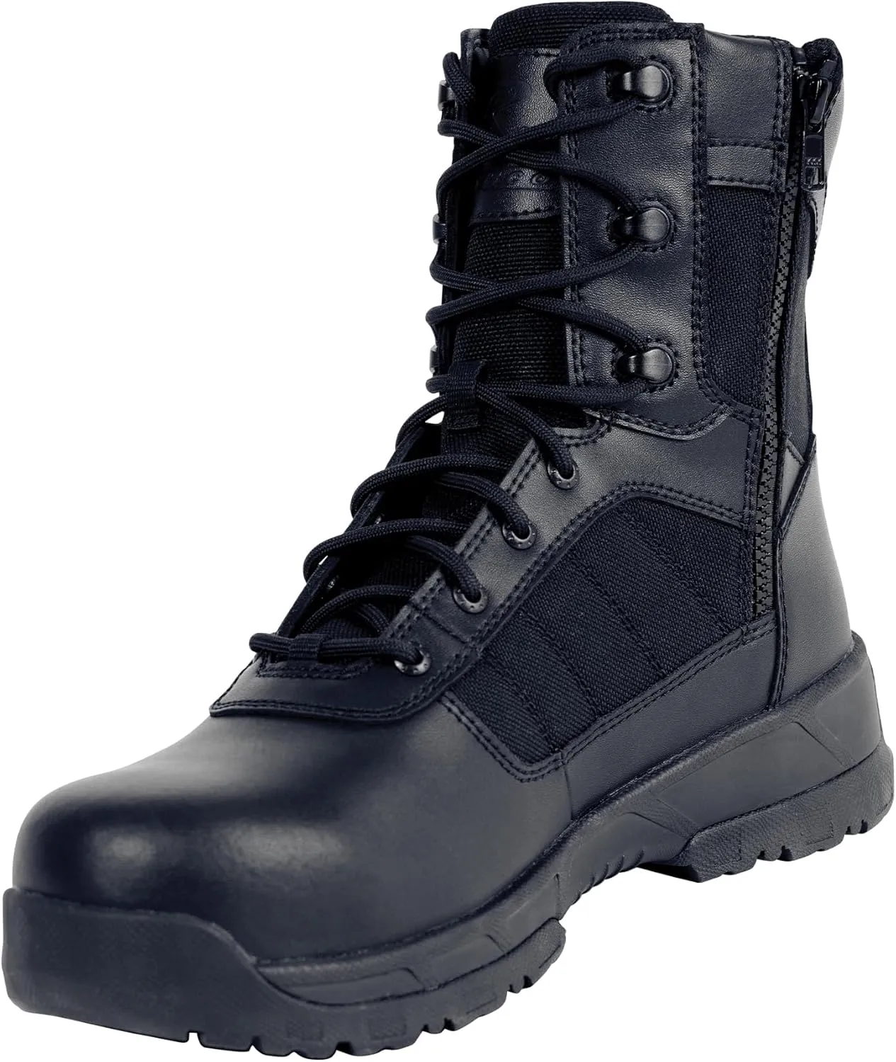 Rothco Guardian Composite Toe Tactical Boots with Side Zipper  8 Inch  Waterproof & Lightweight