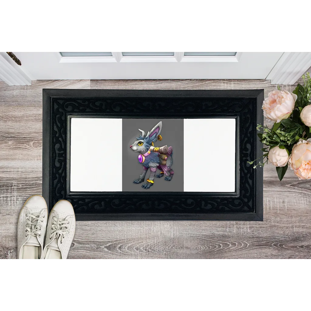 White Amara Sublimation Heavy Duty Door Mat